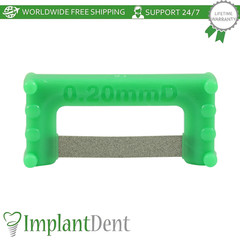 Dental Extra Widener Green IPR Strips Set 8pcs Coarse Grit Double-Sided Coating