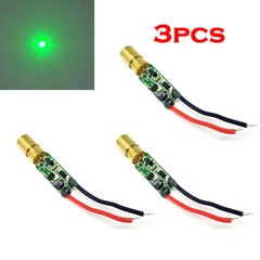 USA Mini Green Laser Light 515nm 520nm 5mw Green Laser Diode Dot Module Set of 3