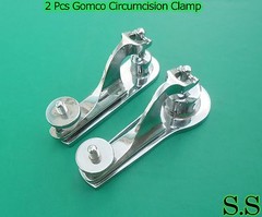 2 PCS Gomco Circumcision Clamp 1.9cm & 2.8cm Surgical Instruments