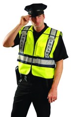 OccuNomix Premium Solid Public Safety Vest – High Visibility, Adjustable Fit