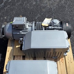 Ohio Medical Squire-Cogswell Rotary Vane Vacuum Pump S5L, 5hp, 208-230/460Vac