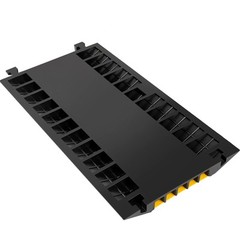 VEVOR Modular Rubber 5-Cable Electrical Snake Cover Protector Ramp Track