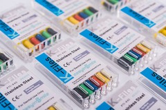 10Pack Endodontic K Files Dental Root Canal SS Hand Use Endo #15-40Assorted 25MM
