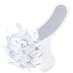 Bandeja Triple Posterior Registro Mordida Desechable Plastico Blanco 50