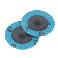 50 Pack 2 Inch (40 Grit) Green Zirconia Quick Change Sanding Discs Type R