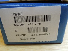 100qty M4-0.7 x 12mm Button Head Socket Cap Screws Steel Black Oxide Allen BHSC