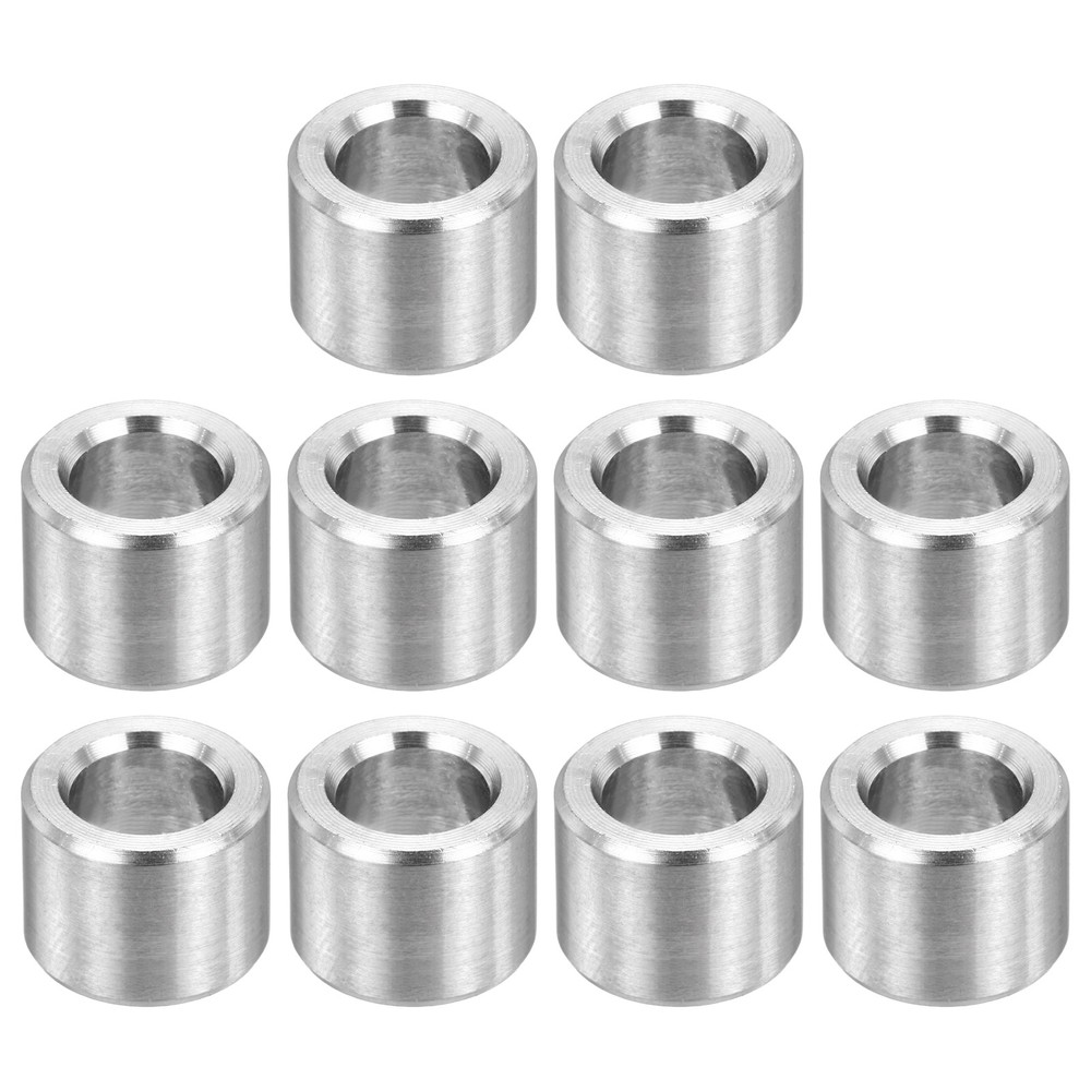 12Pcs M6 Stainless Steel Spacers Metal Spacer 6mm ID x 10mm OD x 8mm L