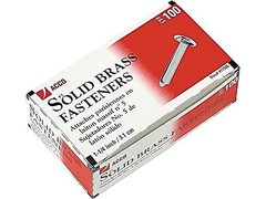 Acco Brands Acco Solid Brass Fasteners 1 1/4 Inch Capacity 100 Count A7071505