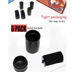 6 Pack Refill Ink Rolls Fits for MX-5500 Label Price Gun, Ink Roller for Labe…