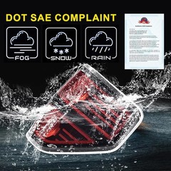 Rear Tail Lights Assembly Ford F150 2009-2014 Clear Lens Left & Right Side