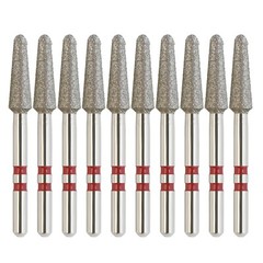 Zirconia Diamond Burs Friction Grip Egg Football Ball Round End Taper Cylinder