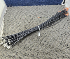(QTY 180) Moisture Resistant Wiring Pigtails Replacement 16 AWG 31mm