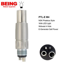 BEING Dental Handpiece Coupler NSK Phatelus Mach LED Coupling 6 Pin QD-J 4 Hole