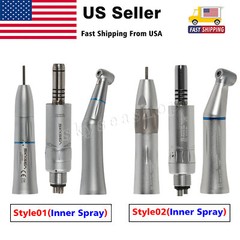 1-10 Kits Dental Inner Spray Straight Handpiece Contra Angle Air Motor fit Kav