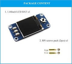 Raspberry Pi 5 4B 3B+ 2B + Zero W Zero 2 W Pico Pico 2W 1.44 Inch LCD Display