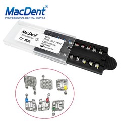 Dental Orthodontic Monoblock MIM Brackets Braces Mini Roth/ MBT 018/ 022 Hook345