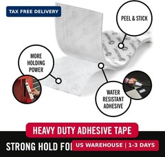 VELCRO Brand 90198 Industrial Strength | Indoor & Outdoor Use | Superior Holding