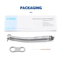 COXO CX207-A Dental Fiber Optic High Speed Handpiece Air Turbine Anti-retraction