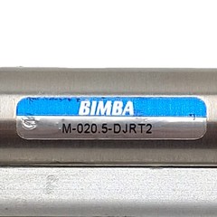 Bimba M-020.5-DJRT2 Pneumatic Cylinder, ø9/16in Bore, 1/2in Stroke, UNF0.190