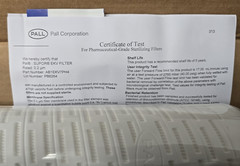 NEW PALL AB1EKV7PH4 SUPOR EKV 0.2 Filter Manufactured 2022-11 with Certification
