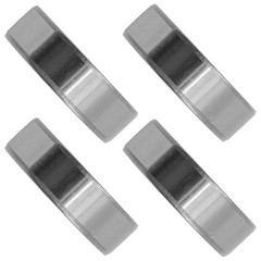 Caltric 6204-2RS 6204-2RDQE6 Side Rubber Sealed Ball Bearings 20x47x14 mm