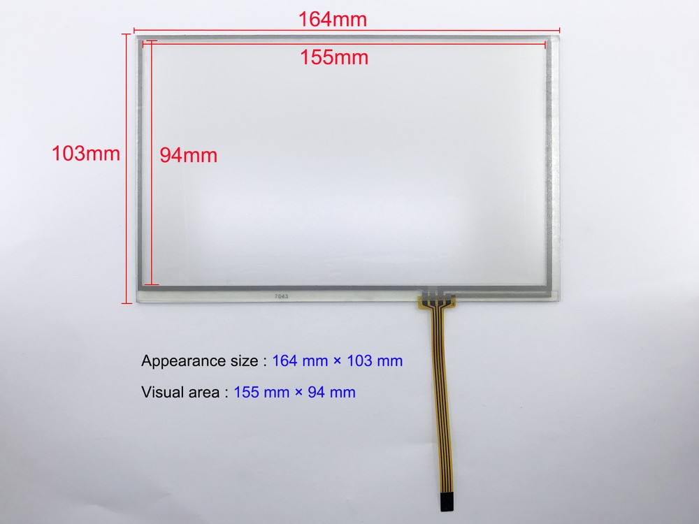 7″ inch 4 wire resistive Touch Screen Digitizer For AT070TN83 LCD panel