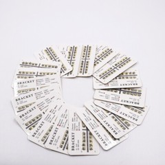 Dental Orthodontic Metal Bracket Braces Mini Standard Roth MBT Edgewise 25 Model