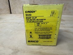 ERICO CADDY SC2D SNAP CLIP 468 THRU DIAMETER TO 1/16 THRU 3/16 FLANGE BOX OF 100