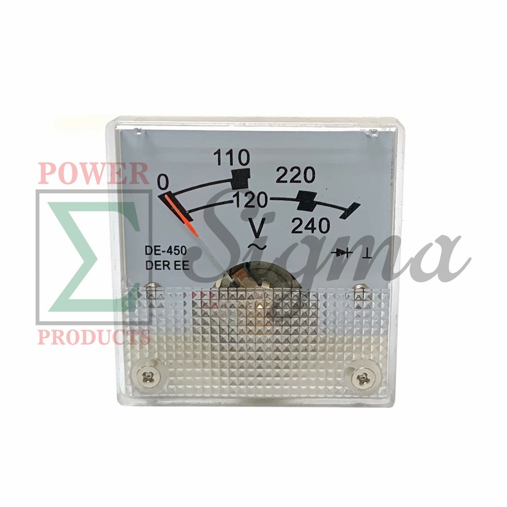 Panel Voltmeter DE-450 For Champion CPE 1200/1500W 1400/1800W Generator 120/240V