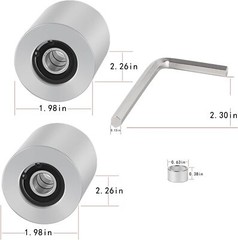 Belt Grinder 2″x72″ Wheel Kit Knife Grinder 4″ Drive 5/8″ Bore 3″ Track 2″ Idler