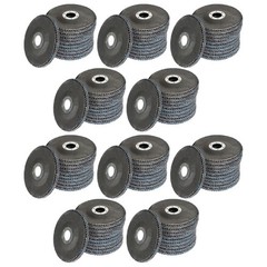 200Pack 4-1/2″×7/8” 40 Grit T29 Premium Zirconia Flap Disc Sanding Grinding