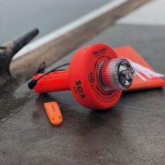 SOS Distress Light C-1003 – With Flag & Whistle – Free 2-Day Shipping