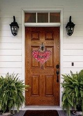 Demdaco Colorful Peace Heart Mesh Door Hanger, Aluminum, 22″x26″H