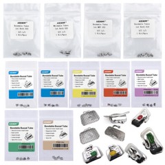 AZDENT Dental Orthodontic Buccal Tube Bondable 1st/2nd Roth MBT Edgewis 022 018
