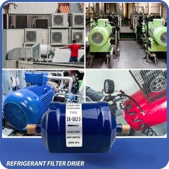 Liquid Line Filter Drier 3/8″ Weld EK-083 600 PSIG Refrigerant CFC HFC HCFC