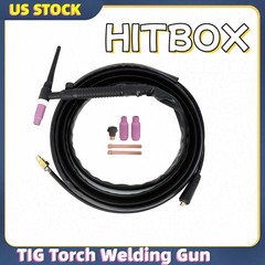 TIG Torch Welding Gun WP-17V 17V 13FT 4M TIG Lift TIG Welder Machine Adapter