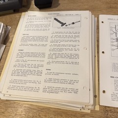 Vintage Massey Ferguson MF 300 Combine Service Manual 19966/1967