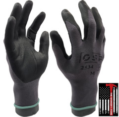 2534 OSP Nitrile Micro Foam Coated Palm High Grip Multi-Propouse Work Glove 12Pk