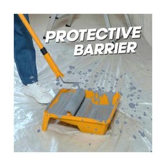 Painter’s Plastic Film, 400′ Length x 9′ Width High, High Density Painters Pl…