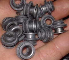 25 New 5/16″id Anti Vibration Shock Mounts Steel Grommet Rubber Bushing Mount