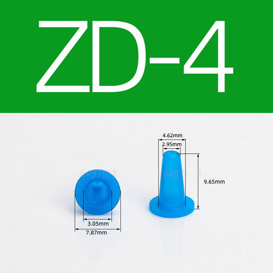Cone Shaped Plug Tube Plug End Blanking Caps Blue Plastic Pipe Plug Inner Plug