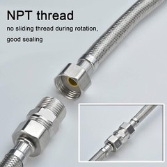 4PCS Hex Nipple 3/4″ Male X 3/4″ Male Pipe Fittings, 304 Stainless Steel 3/4 Inc
