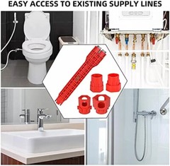 Sink Wrench Plumbing Repair Installation Pipe Hand Tool Bathroom Kitchen Faucet