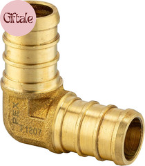 1/2 Inch 2 X 100 Ft (200 Ft) Pex-B Pipe/Tubing, 30 Pcs 1/2-Inch Barb Crimp Brass