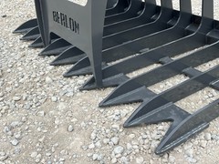 Berlon 60″ Compact Tractor Root Brush Grapple Attachment Fits John Deere Loader