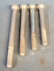 HEX HEAD CAP SCREW, 1/4″-20, ASST. LENGTH, GRADE 8, 7/16″ HEX DRIVE, LOT OF 14