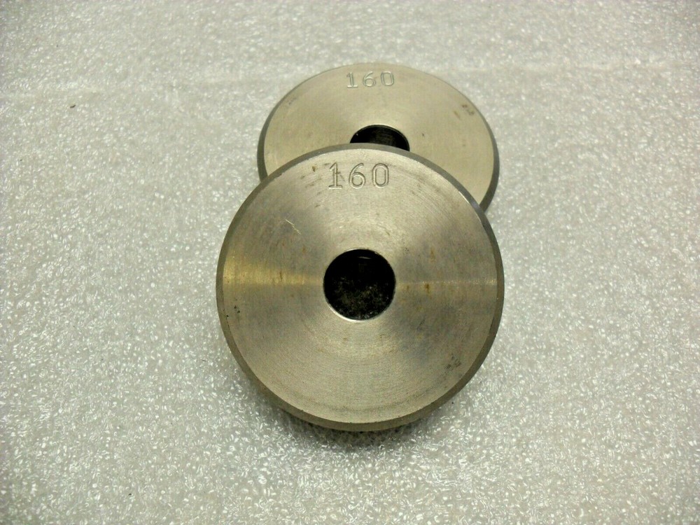 qty 2 – Plug Disk, size 160 x 3/8 width x 3/8″ hole, Washer, Spacer, Shims, Pads
