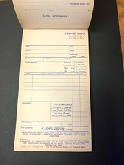 Vintage New England Business Services Duplicate Cash Receipt Book Carbon Paper