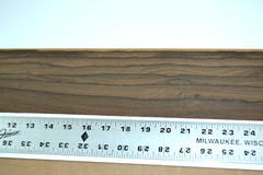 Ziricote Raw Wood Veneer Sheet 3.5 x 45 inches 1/42nd 5941-32