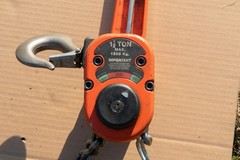 Columbus McKinnon CM Lever Chain Hoist 1-1/2 Ton x 20′ Lift. Great Shape